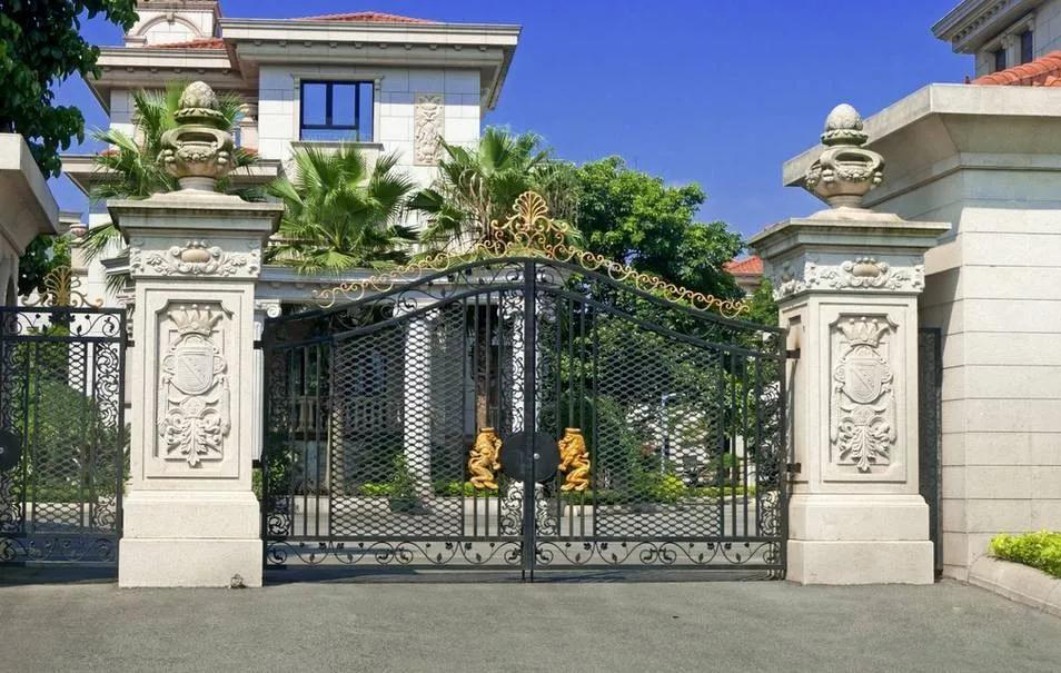 洋房別墅門柱裝飾應(yīng)用合集欣賞【多圖】 洋房別墅石材庭院門柱