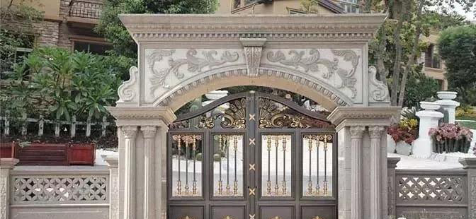 洋房別墅門柱裝飾應(yīng)用合集欣賞【多圖】 洋房別墅石材庭院門柱