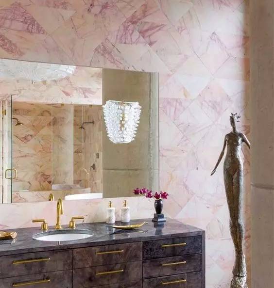 大理石的各種顏色系列搭配裝飾應用