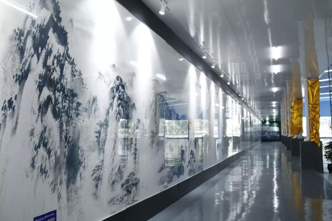 鵬翔石材城500米石文化長廊閃&ldquo;亮&rdquo;水頭