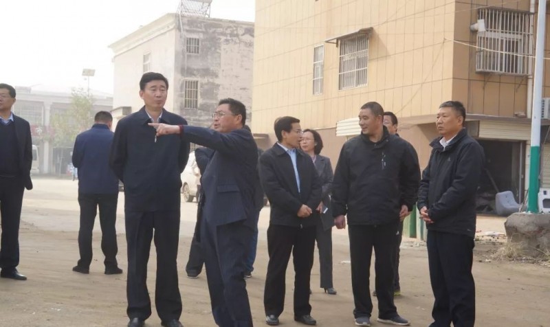 山東汶上縣領導到白石鎮督導檢查石材行業轉型升級深度治理工作及新型城鎮建設