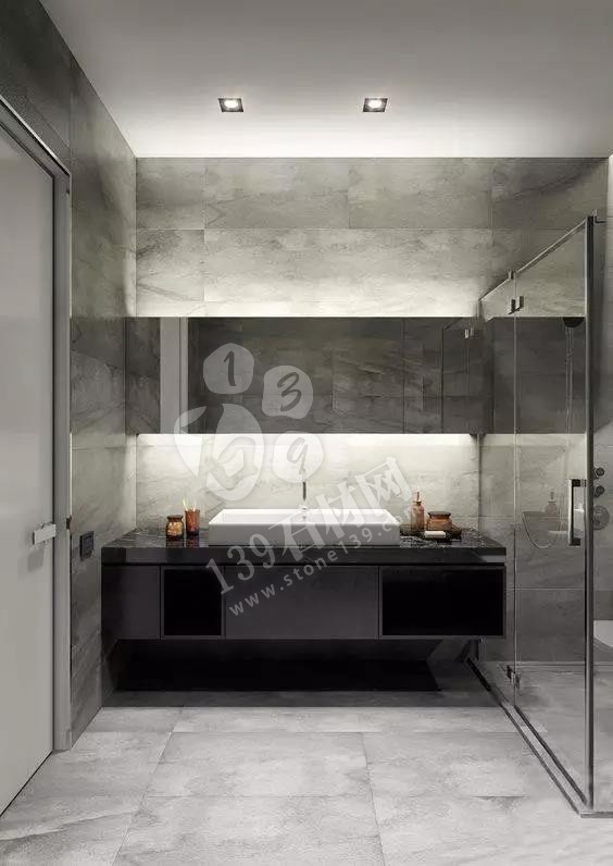 獨立式衛生間裝飾大理石案例