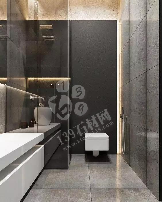 獨立式衛生間裝飾大理石案例