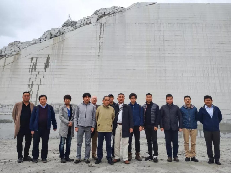 日本石材考察團蒞臨中部（麻城）石材循環經濟產業園考察交流！