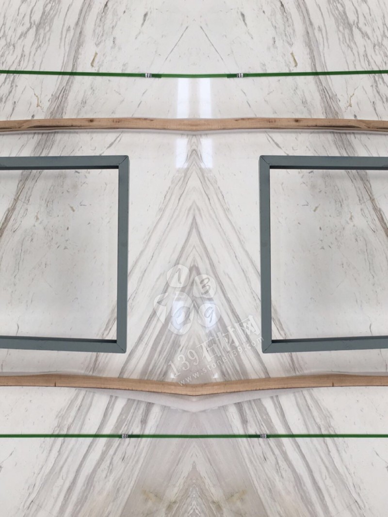 爵士白大理石對拼效果