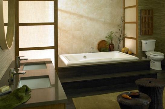 這樣的大理石衛浴 讓沐浴成為一件快樂的事情