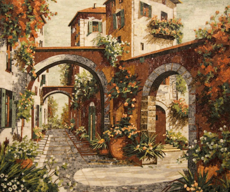 石材馬賽克的藝術魅力