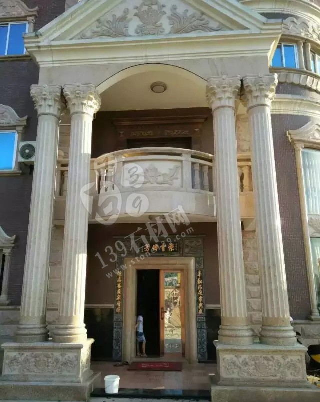 福建閩南地區鄉村自建房大門石材案例欣賞