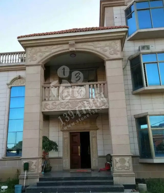 福建閩南地區鄉村自建房大門石材案例欣賞