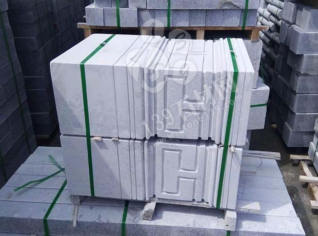 泌陽縣【豐達石材廠】主營河南芝麻白（芝麻灰）路沿石