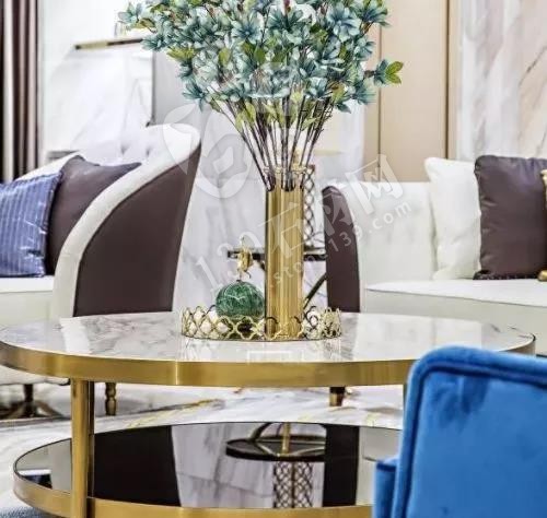 黃銅與大理石的組合 打造家居時尚