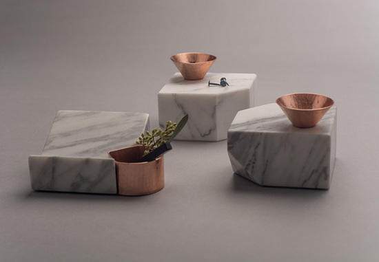 黃銅與大理石的組合 打造家居時尚