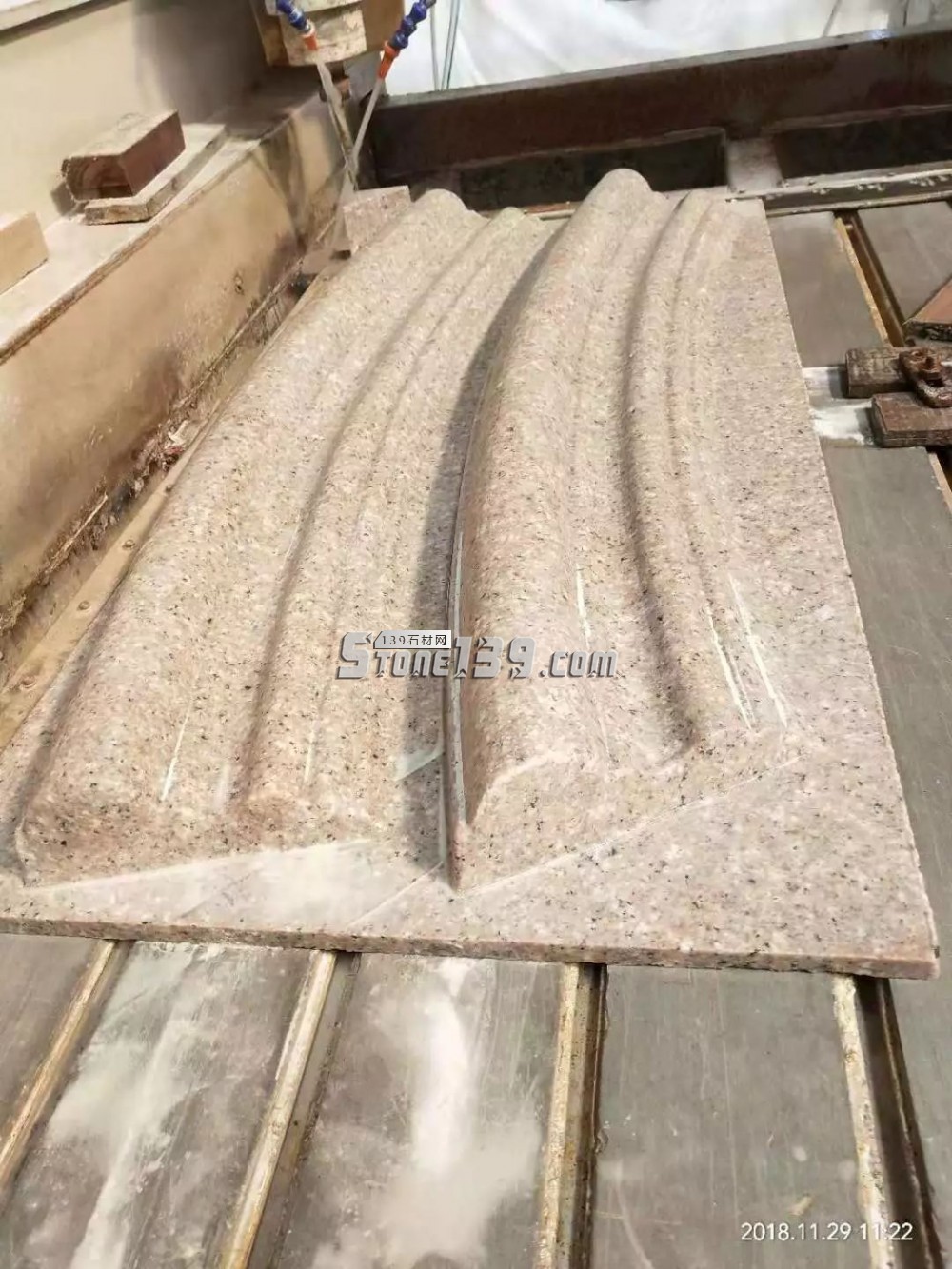 花崗巖異形雕刻機弧形線條產品