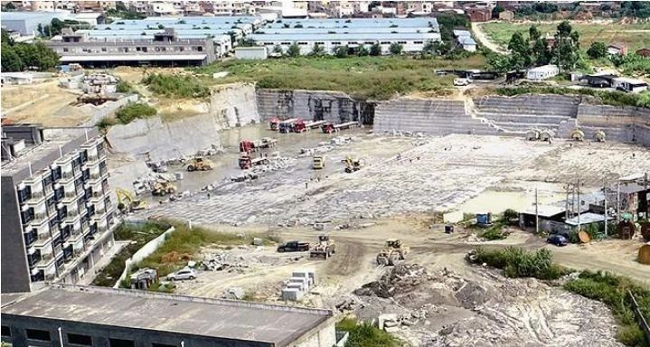 福建漳州臺商投資區石材礦山復綠變身礦坑酒店、礦坑公園