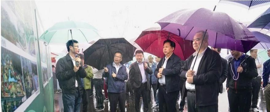 福建漳州臺商投資區石材礦山復綠變身礦坑酒店、礦坑公園