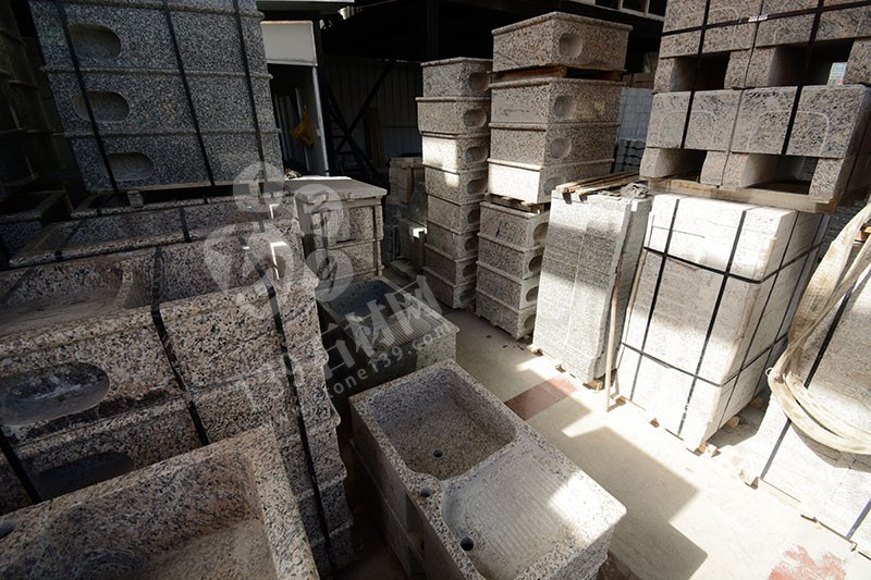 福建漳州洗衣池工廠樂晨石材批發花崗巖一體洗衣池