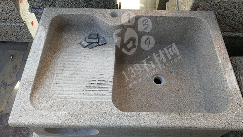 福建漳州洗衣池工廠樂晨石材批發花崗巖一體洗衣池
