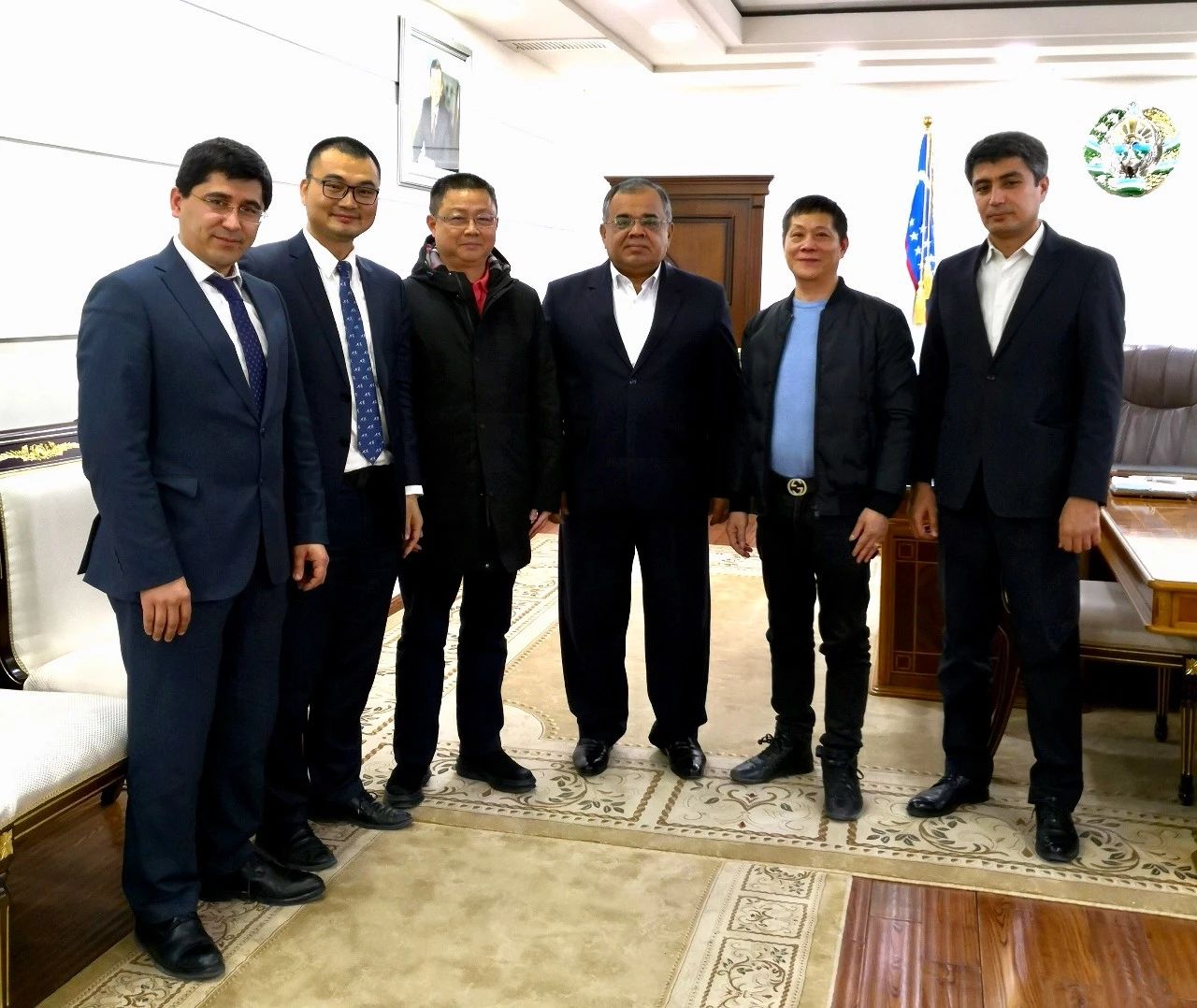 南安市石材機械輔料產業聯合會一行到訪烏茲別克斯坦