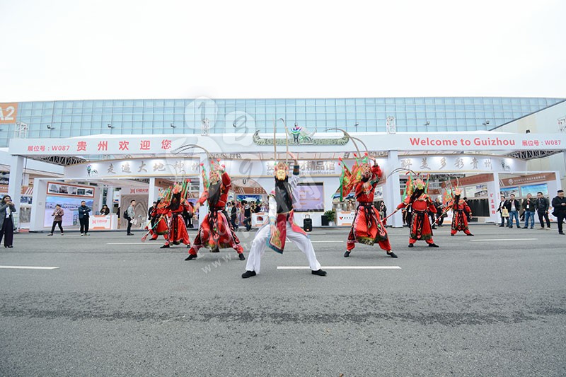 2019年廈門石材展-貴州巨鼎石業(yè)展館現(xiàn)場（A-W087展位號）