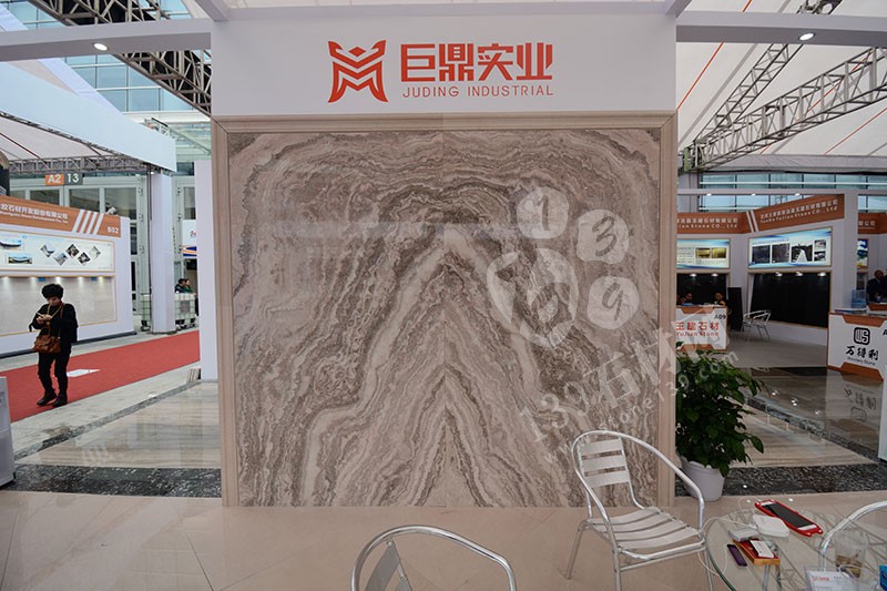 2019年廈門石材展-貴州巨鼎石業(yè)展館現(xiàn)場（A-W087展位號）