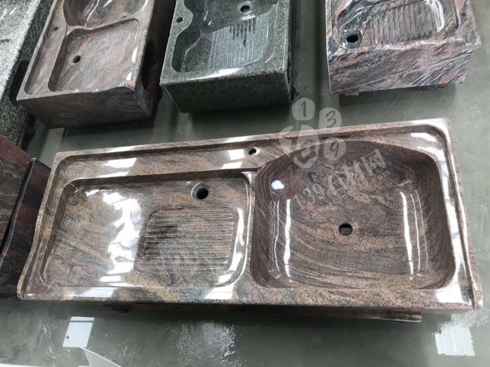 精品石材洗衣池幻彩紅材質洗衣池