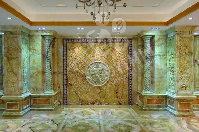 玉石豪宅內(nèi)部裝飾 百億石材豪宅