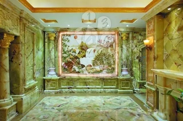 玉石豪宅內(nèi)部裝飾 百億石材豪宅