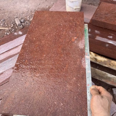 福建壽寧縣雞雪紅花崗巖 規(guī)格板 出口標準質量