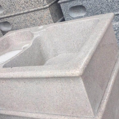 霞紅洗衣池蝦紅一體洗衣池批發