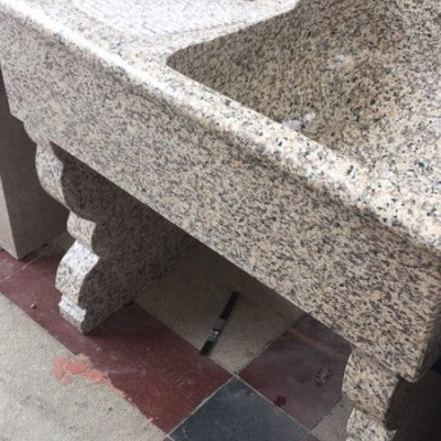 虎皮石洗衣池批發 加厚腳 鍋底平底洗衣池