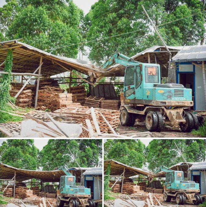 南安市石井鎮(zhèn)“重拳出擊”：取締“三無”石材加工廠，拆除面積總計1670平方米