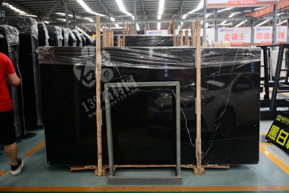 廣西黑白根大理石水頭大板現貨
