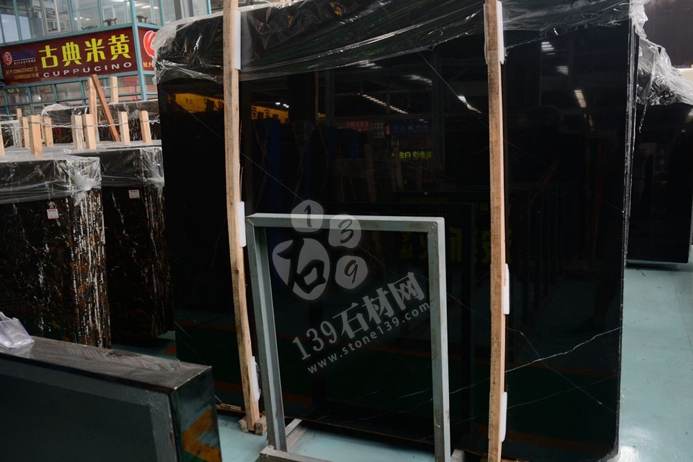 廣西黑白根大理石水頭大板現貨