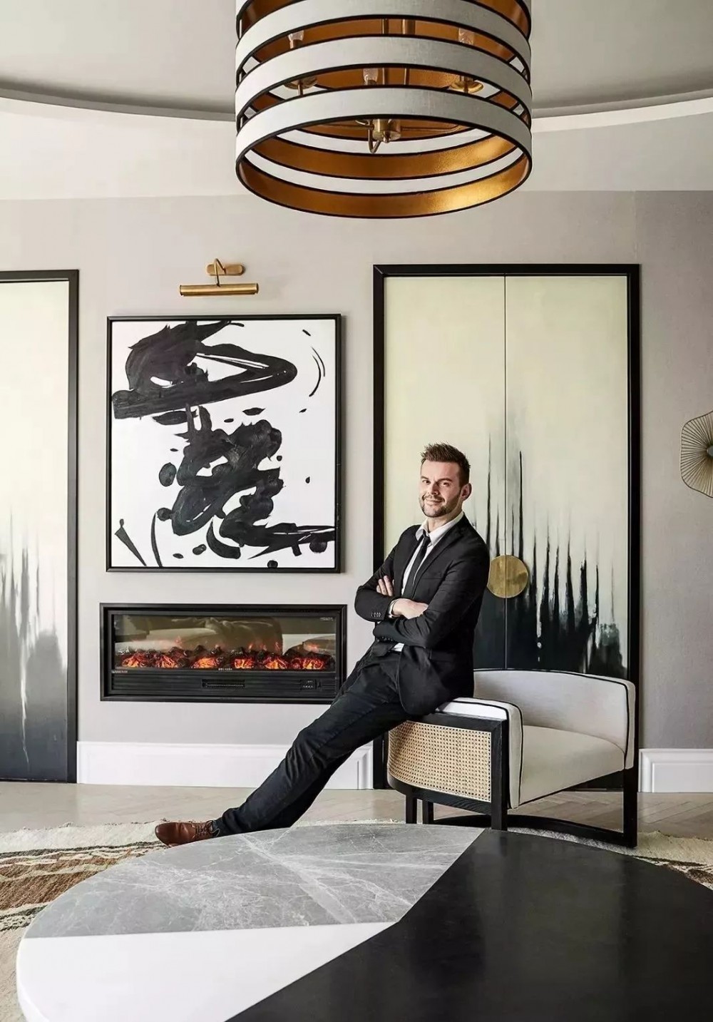 另類石材設計，大理石拼花還可以這樣設計著拼