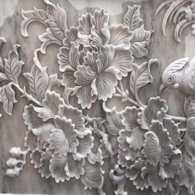 浮雕拼花 石材雕刻拼花 難度有點大的石雕產品