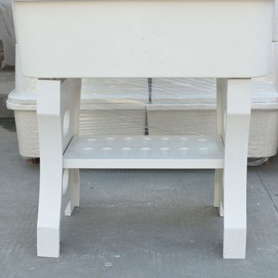 石英石洗衣池供應米白色 70/80/90/100/120規格