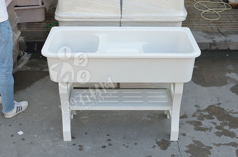 華信石材 石英石洗衣池產品