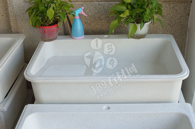 華信石材 石英石洗衣池產品