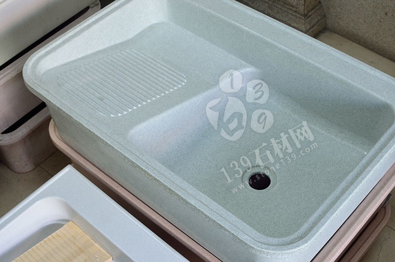 華信石材 石英石洗衣池產品