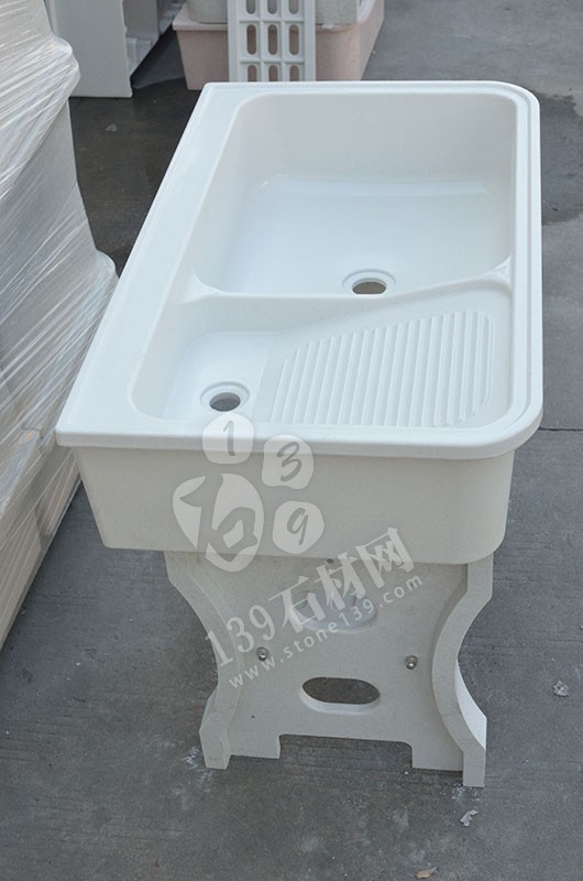 華信石材 石英石洗衣池產品