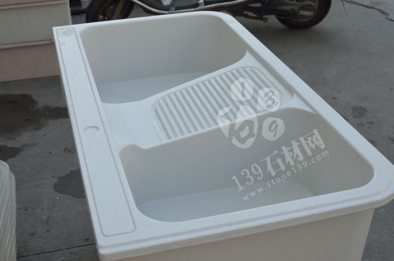 華信石材 石英石洗衣池產品