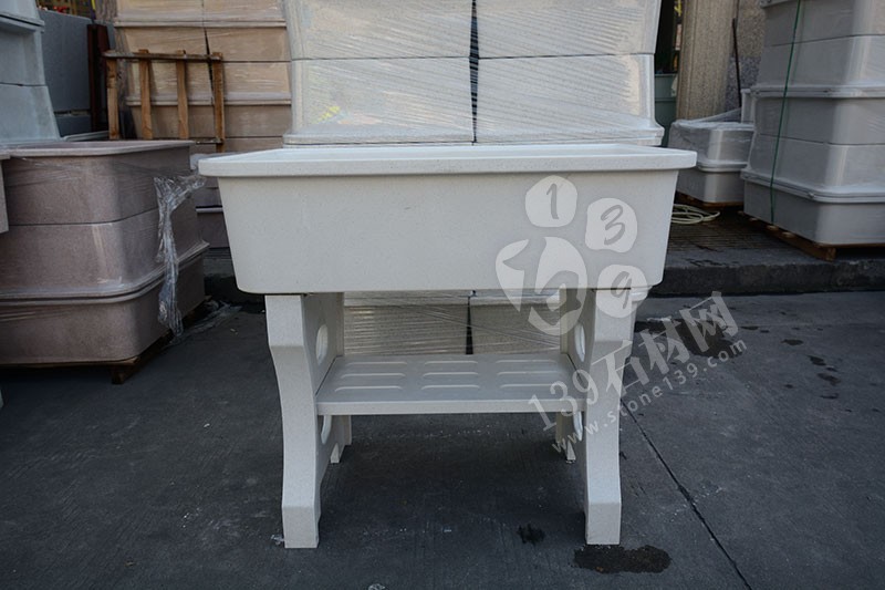 華信石材 石英石洗衣池產品
