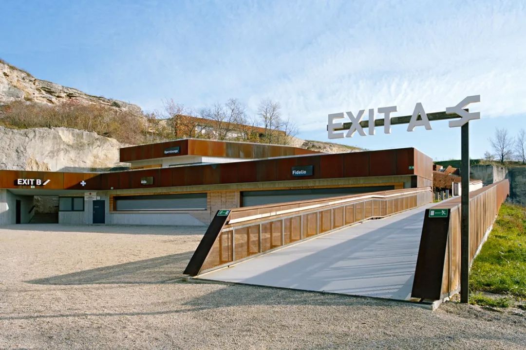 礦山采石場再利用，這座采石場被列入世界文化遺產 