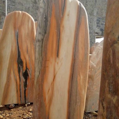 晚霞紅景觀石價格、大型晚霞紅招牌石、晚霞紅廠家