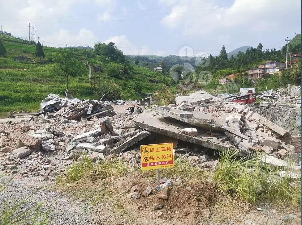 浙江泰順縣仕陽鎮(zhèn)兩家石材廠被拆