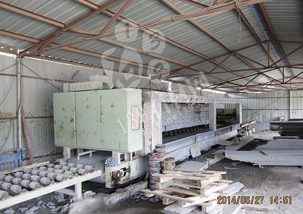 山西興縣紅花崗巖工廠加工過程