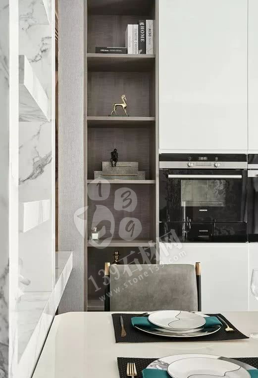 魚肚白大理石裝飾