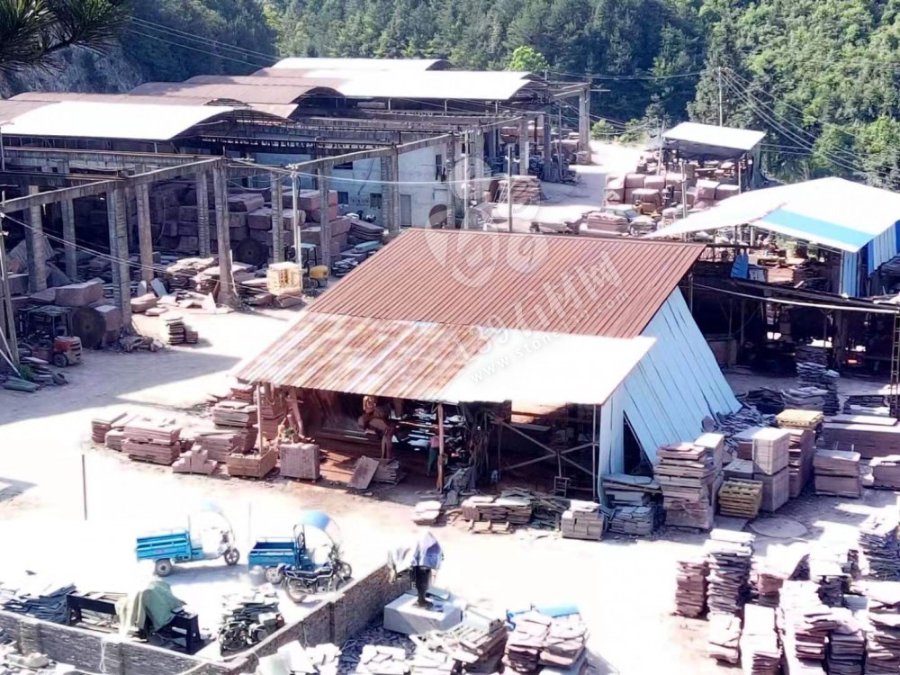 浙江溫州泰順縣南院志松石材廠主營雞血紅，福壽紅，貴妃紅，茶花白，青石,遂昌白，壽寧紅