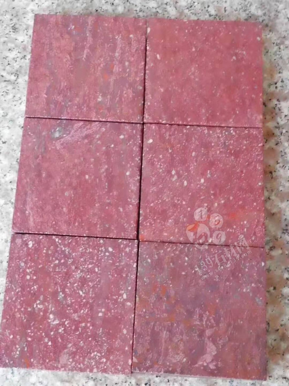 浙江溫州泰順縣南院志松石材廠主營雞血紅，福壽紅，貴妃紅，茶花白，青石,遂昌白，壽寧紅