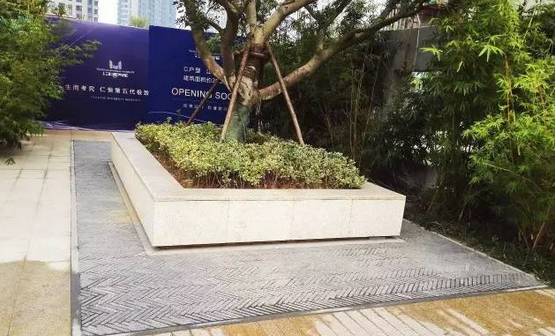 花崗巖石材樹池園藝環境石應用案例欣賞